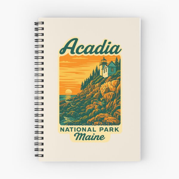 Item preview, Acadia National Park Maine US Retro Design designed and sold by Gideon Emmerich.