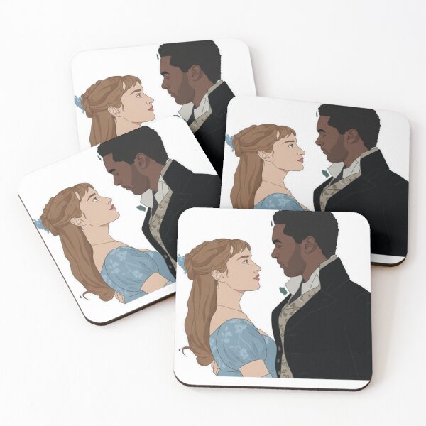 Item preview, Daphne & Simon Fanart – Bridgerton Inspired Elegant Couple Illustration designed and sold by Fandom Universe.