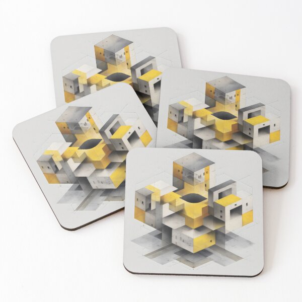 Item preview, Yellow Modular Geometric Structure designed and sold by LuminousFoundry.