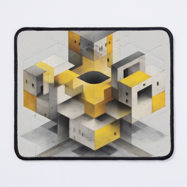 Item preview, Yellow Modular Geometric Structure designed and sold by LuminousFoundry.