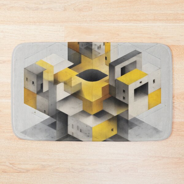 Item preview, Yellow Modular Geometric Structure designed and sold by LuminousFoundry.