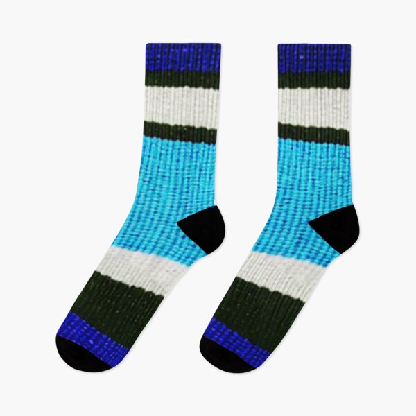 Item preview, Blue Green Knitted Stripe Pattern designed and sold by SassyArtistry.