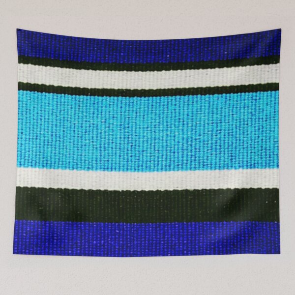 Item preview, Blue Green Knitted Stripe Pattern designed and sold by SassyArtistry.