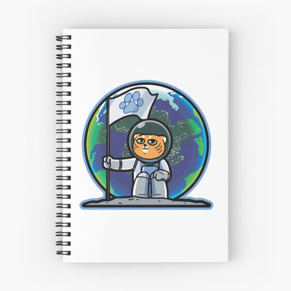 Item preview, First Cat on the Moon Paw Flag Space Mission designed and sold by xujpsj.
