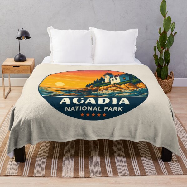 Item preview, Acadia National Park Harbor Maine US Retro Badge designed and sold by Gideon Emmerich.