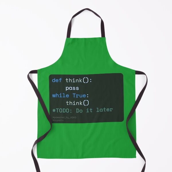Item preview, Neurospicy Syntax - The ADHD Infinite Loop designed and sold by kryoarts.