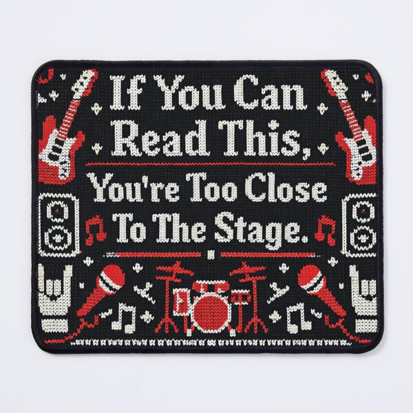 Item preview, Too Close To The Stage Rock Music Knitting Pattern designed and sold by Mauswohn.