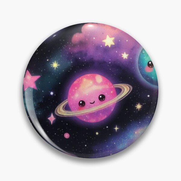 Item preview, Cute Kawaii Space Galaxy Pattern designed and sold by SassyArtistry.