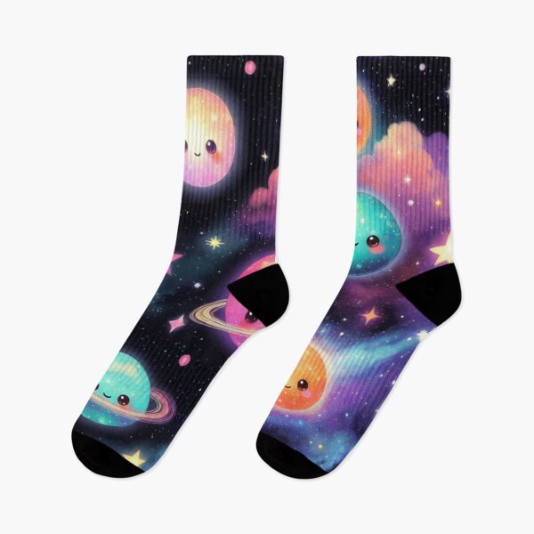 Item preview, Cute Kawaii Space Galaxy Pattern designed and sold by SassyArtistry.