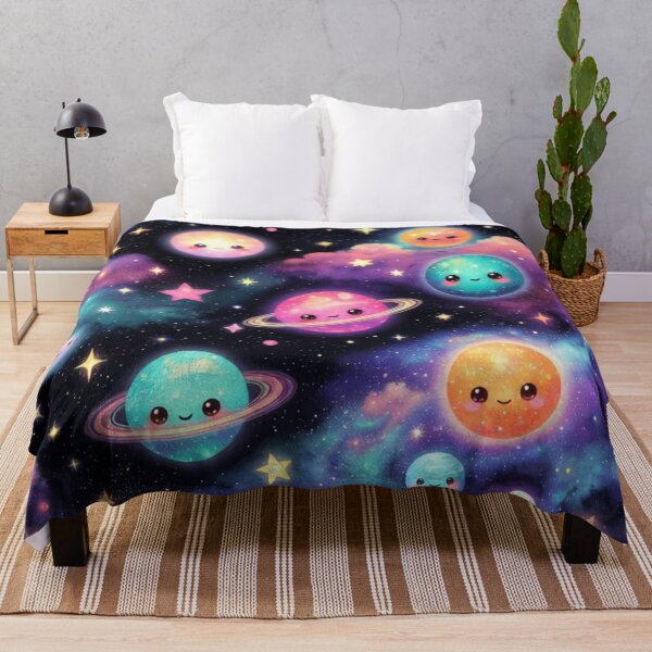 Item preview, Cute Kawaii Space Galaxy Pattern designed and sold by SassyArtistry.