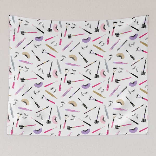 Item preview, Lash Artist Pattern in Pink & Purple designed and sold by ketrena.