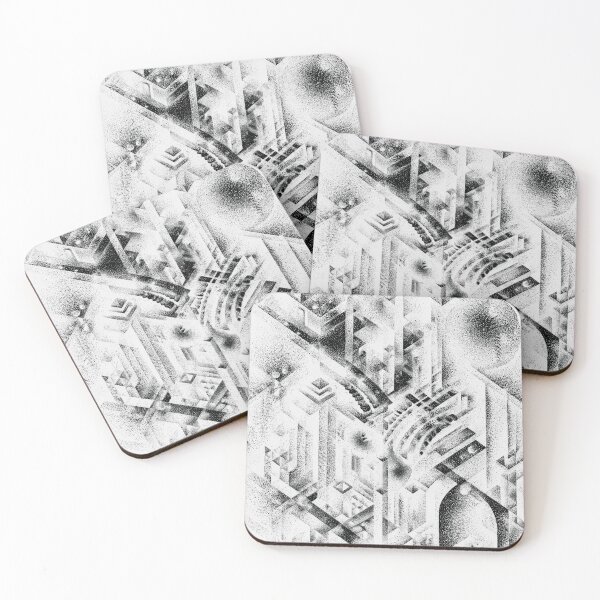 Item preview, Pointillism Iconography III Abstraction (No.02) designed and sold by Form Finding Design.