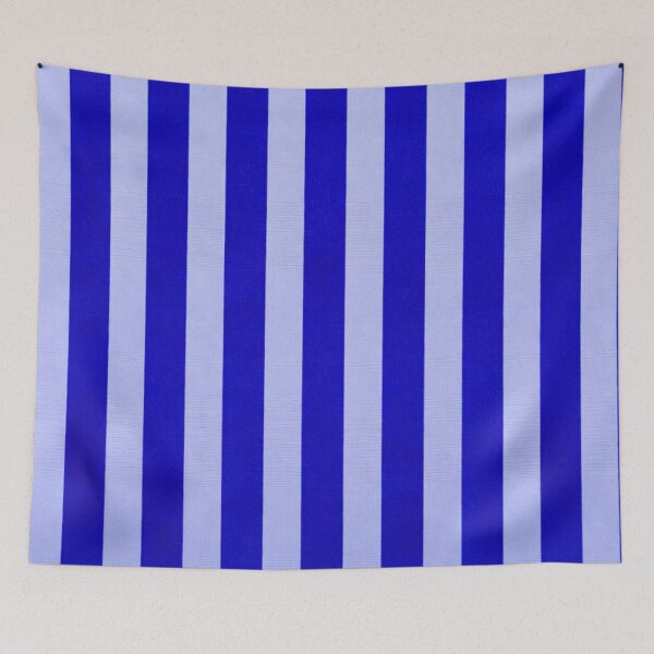 Item preview, Blue White Vertical Stripe Pattern designed and sold by SassyArtistry.