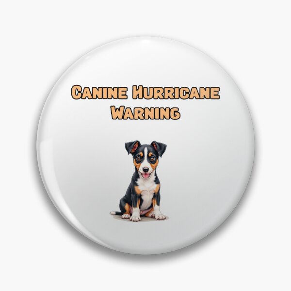Item preview, Canine Hurricane Warning designed and sold by NatureUnleashed.