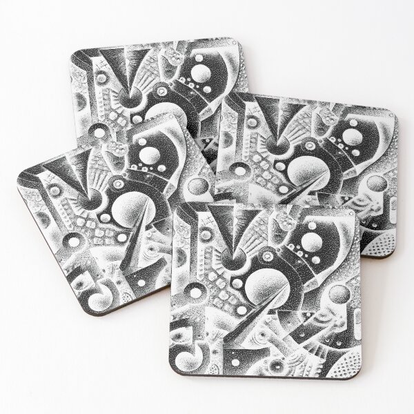 Item preview, Pointillism Iconography III Abstraction (No.04) designed and sold by Form Finding Design.