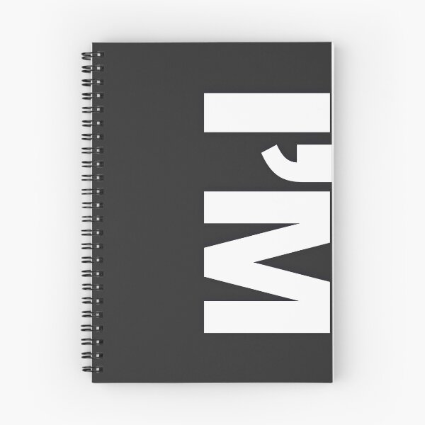 Item preview, I'M — White Minimal Bold Type Statement designed and sold by WORDPAUSE.