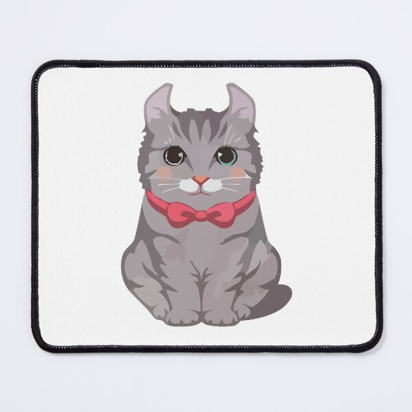Item preview, Classy Vintage Gray Cat - Dapper Kitty with Red Bow designed and sold by xujpsj.