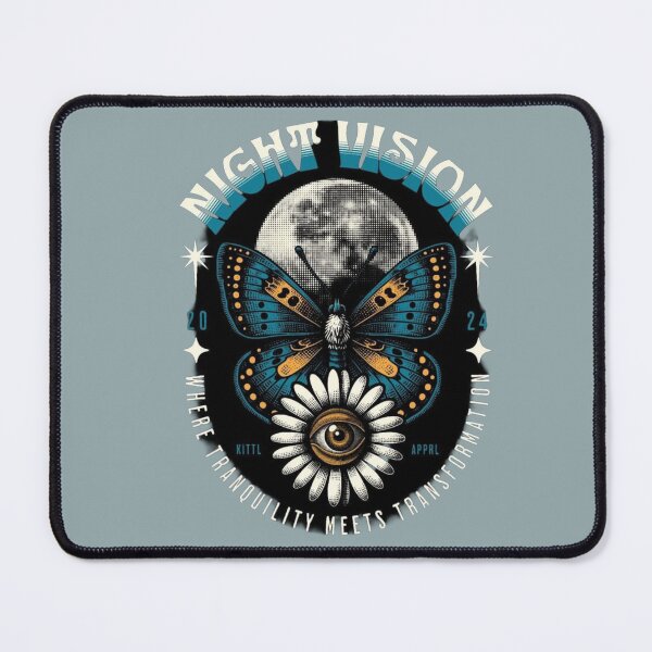 Item preview, Night Vision Butterfly - Vintage Mystical Moon & Eye Aesthetic designed and sold by GunnuDesigns.