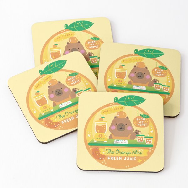 Item preview, Orange Capybara designed and sold by Figberrytea.