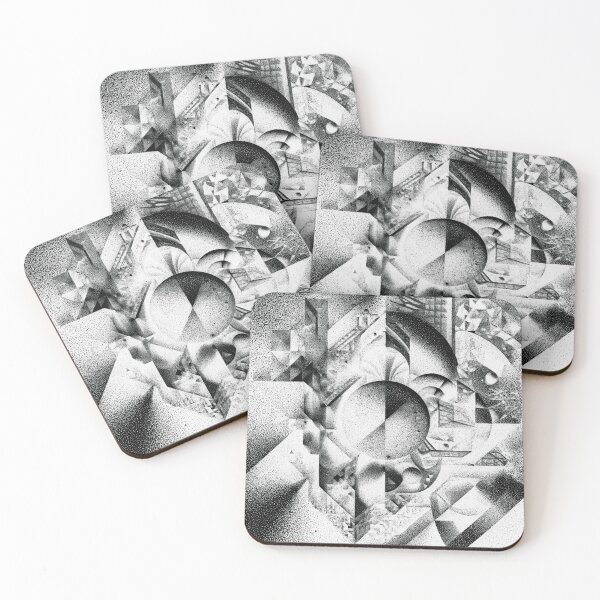 Item preview, Pointillism Iconography III Abstraction (No.09) designed and sold by Form Finding Design.