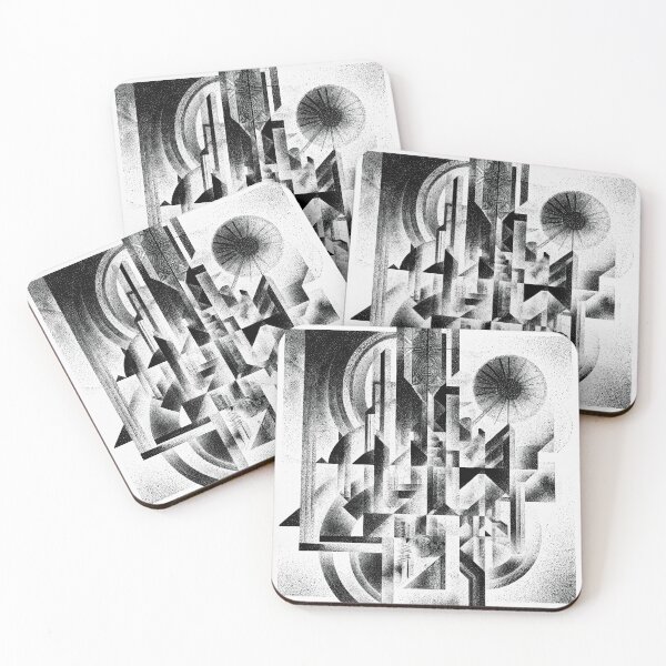 Item preview, Pointillism Iconography III Abstraction (No.10) designed and sold by Form Finding Design.