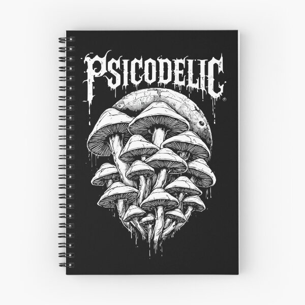 Item preview, Psicodelic Dark Mushroom Grunge Goth Aesthetic Art designed and sold by VikArtStudio.