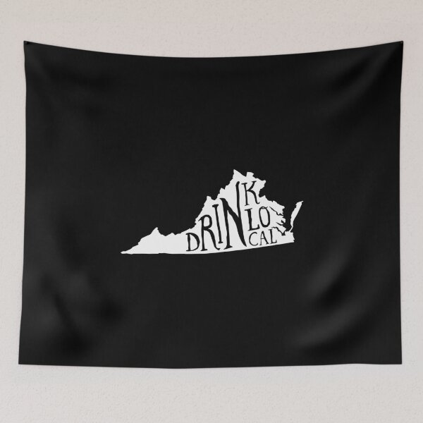 Item preview, Drink Local Virginia State Outline Craft Beer designed and sold by graf1k.