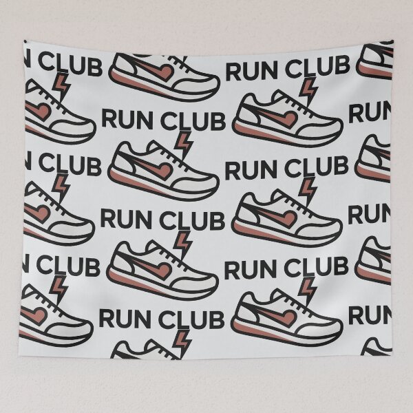 Item preview, Run Club Running Motivation Fitness Lifestyle Minimalist designed and sold by SplashTastic.
