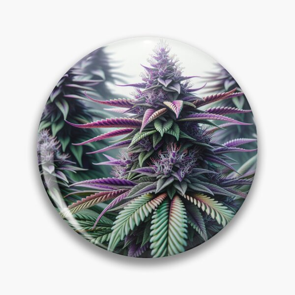 Item preview, “Purple Kush Majesty – Botanical Art” designed and sold by Urban Echo – Where Creativity Echoes.