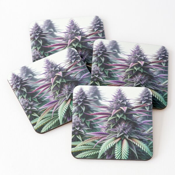 Item preview, “Purple Kush Majesty – Botanical Art” designed and sold by Urban Echo – Where Creativity Echoes.