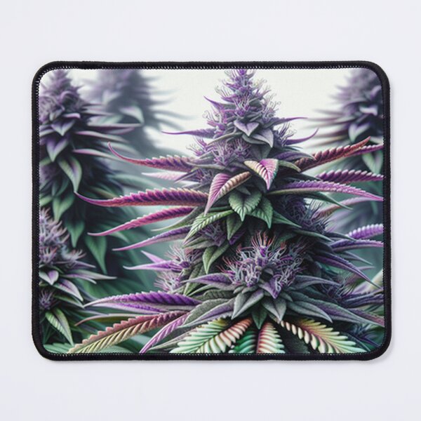 Item preview, “Purple Kush Majesty – Botanical Art” designed and sold by Urban Echo – Where Creativity Echoes.