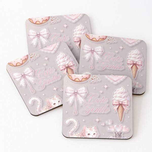 Item preview, Cute Gentle Pastel Whimsy Sticker Set designed and sold by CoquetteLunaCo.
