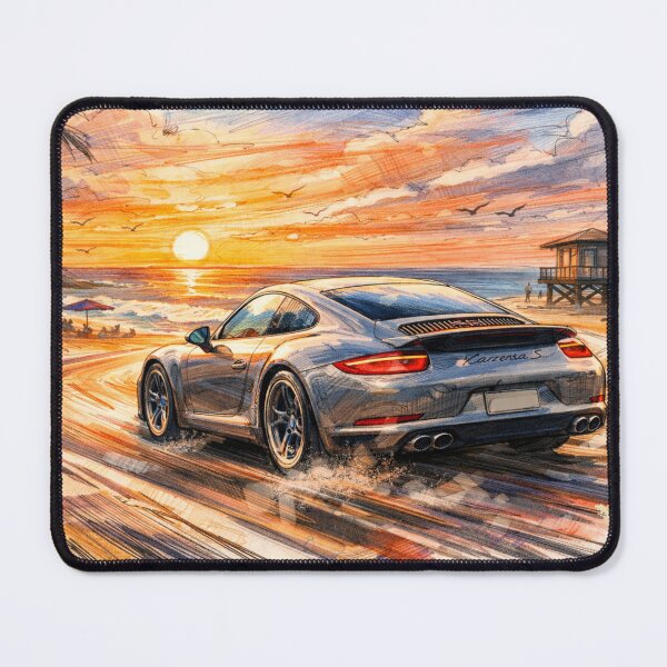 Item preview, Cinematic Porsche 911 Beach Cruise designed and sold by Desikhanna123.