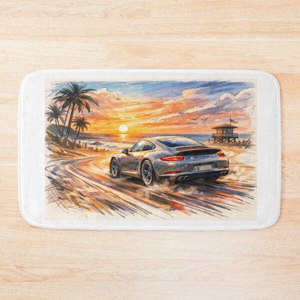 Item preview, Cinematic Porsche 911 Beach Cruise  designed and sold by Desikhanna123.