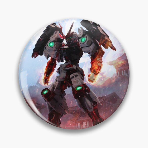 Item preview, full colour sengoku Astray Red Frame on fire japan temple designed and sold by sabartgunpla.