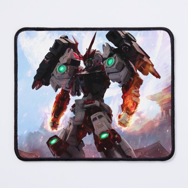 Item preview, full colour sengoku Astray Red Frame on fire japan temple designed and sold by sabartgunpla.