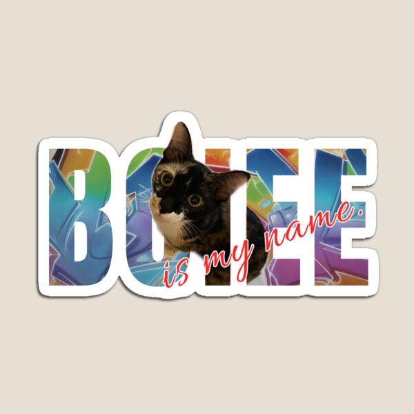 Aperçu de l'œuvre boiee est mon nom créée et vendue par CATFORLIFEART.
