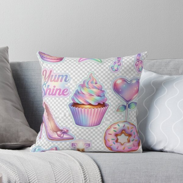 Item preview, Yum Shine Pastel Rainbow Sticker Set designed and sold by CoquetteLunaCo.