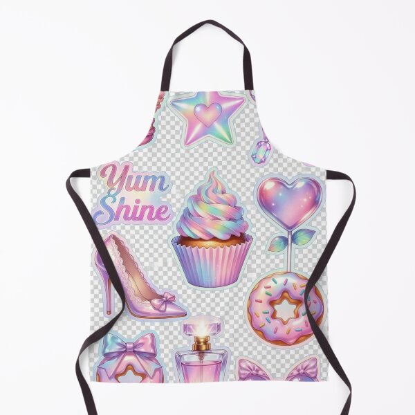 Item preview, Yum Shine Pastel Rainbow Sticker Set designed and sold by CoquetteLunaCo.