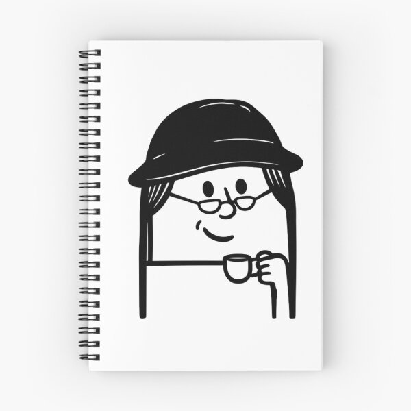 Item preview, Smart Thinker Doodle Character Drinking Coffee designed and sold by OddBeanStudio.