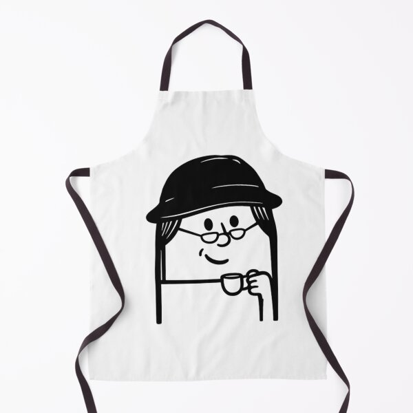 Item preview, Smart Thinker Doodle Character Drinking Coffee designed and sold by OddBeanStudio.