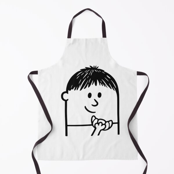 Item preview, Doodle Character Eating Croissant designed and sold by OddBeanStudio.