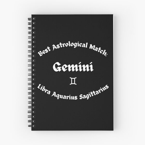 Item preview, Gemini Best Astrological Match – Libra, Aquarius & Sagittarius Gothic Design designed and sold by MOKRONOS.