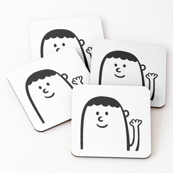 Item preview, Friendly Wave Doodle Saying Hello designed and sold by OddBeanStudio.