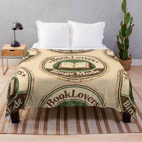 Item preview, BookLovers Binge Mode Vintage Style Literary Hobby designed and sold by SplashTastic.