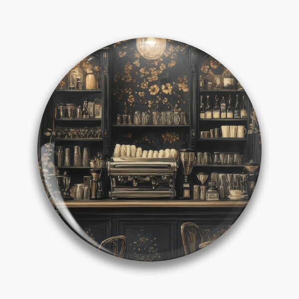 Item preview, Dark Academia Café Interior designed and sold by EverpageStudio.