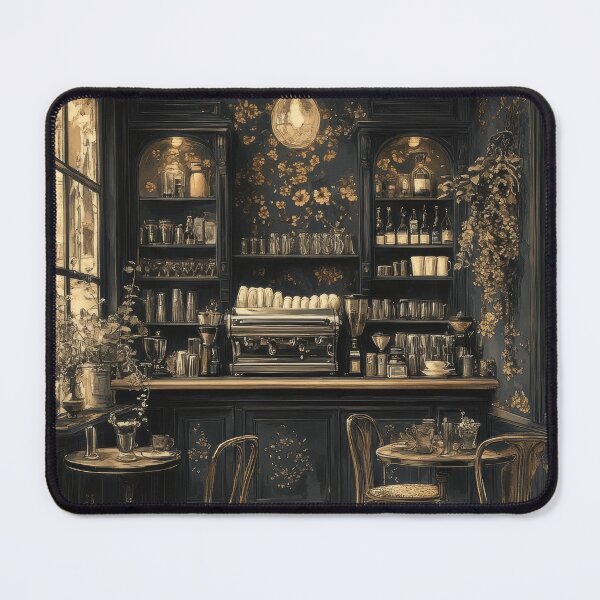 Item preview, Dark Academia Café Interior designed and sold by EverpageStudio.