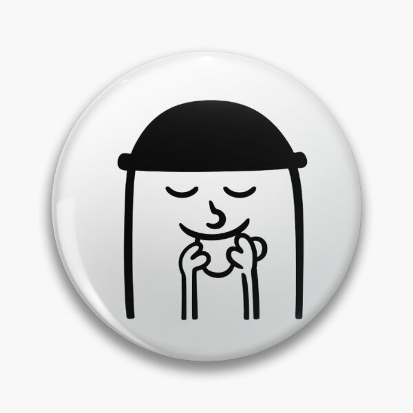 Item preview, Happy Coffee Drinker designed and sold by OddBeanStudio.