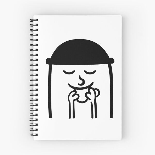 Item preview, Happy Coffee Drinker designed and sold by OddBeanStudio.
