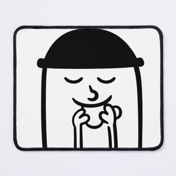 Item preview, Happy Coffee Drinker designed and sold by OddBeanStudio.